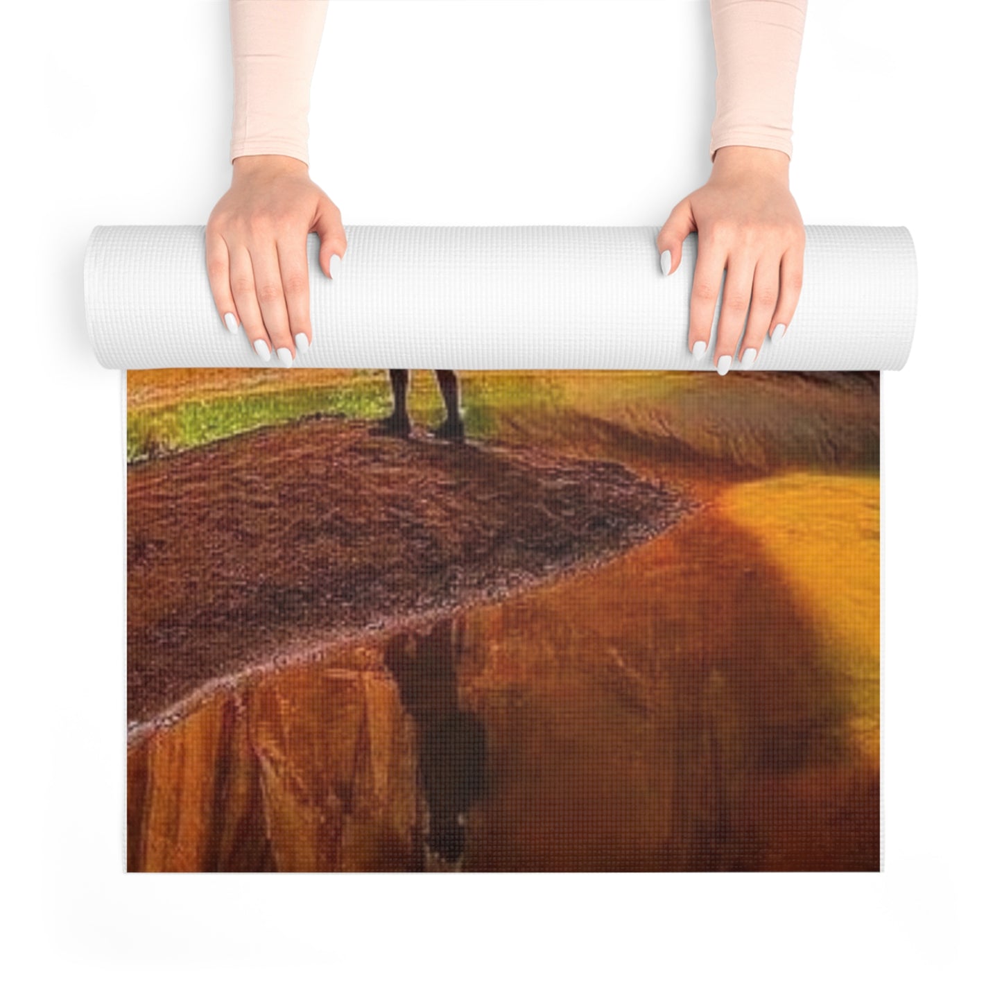 Foam Yoga Mat - Tomorrow will be different