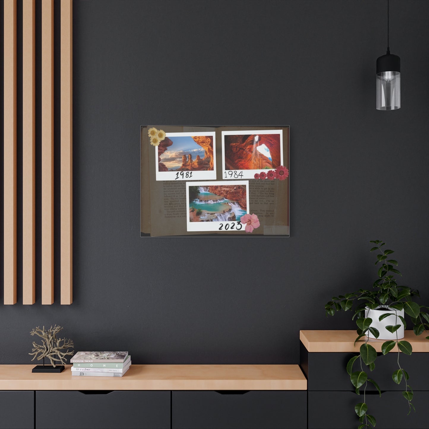 Beautiful Canvas with 4 different sizes - Vintage type - Stunning your dinning room, guest room, office - A designed by Helen Pham