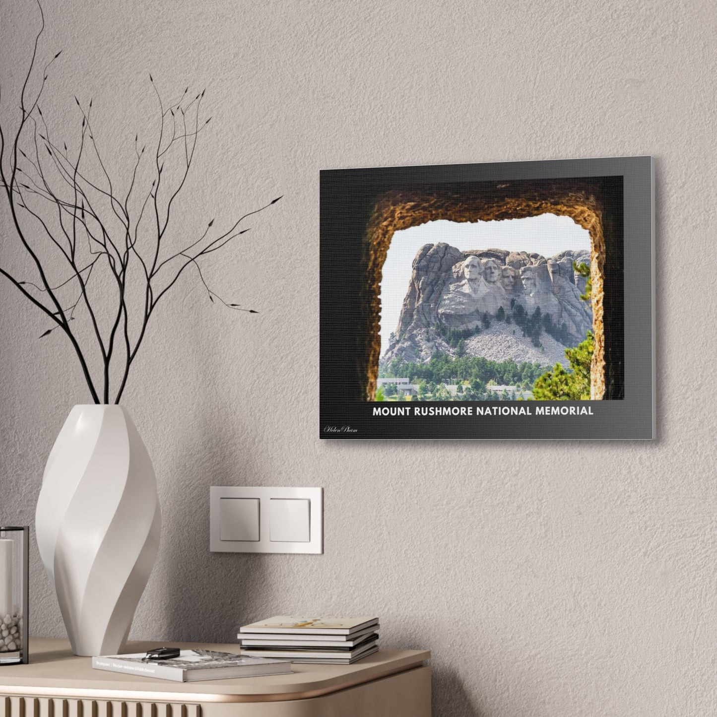Mount Rushmore Memorial National Canvas 2 size 10x8 and 20x16 inches