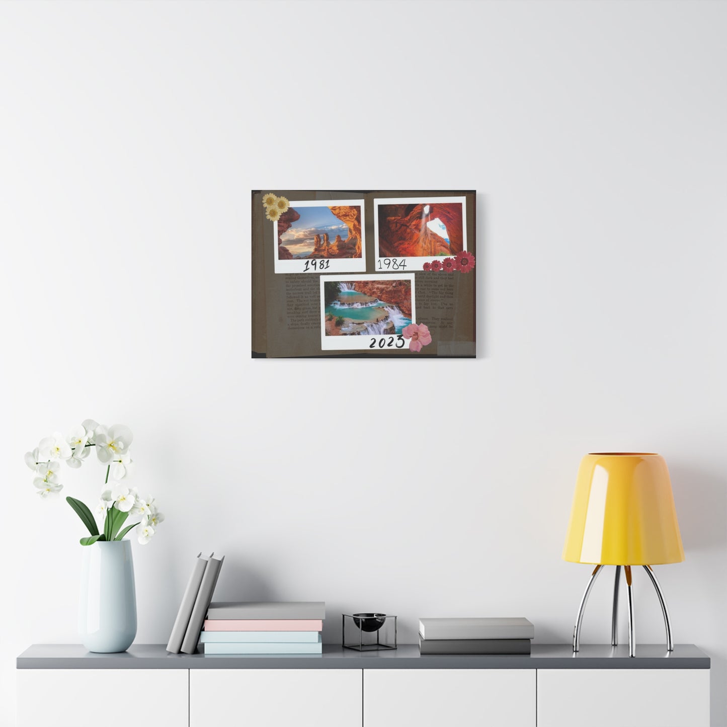 Beautiful Canvas with 4 different sizes - Vintage type - Stunning your dinning room, guest room, office - A designed by Helen Pham