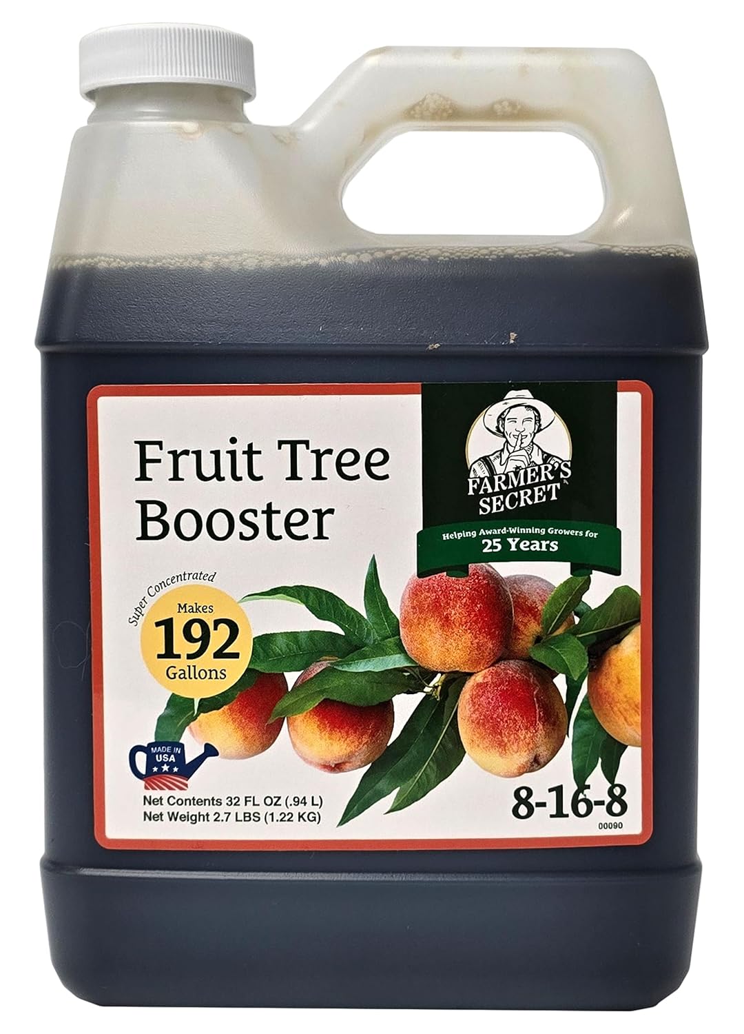Farmer's Secret Fruit Tree Booster Fertilizer (32oz) - I used it and I have gorgeous fruit trees