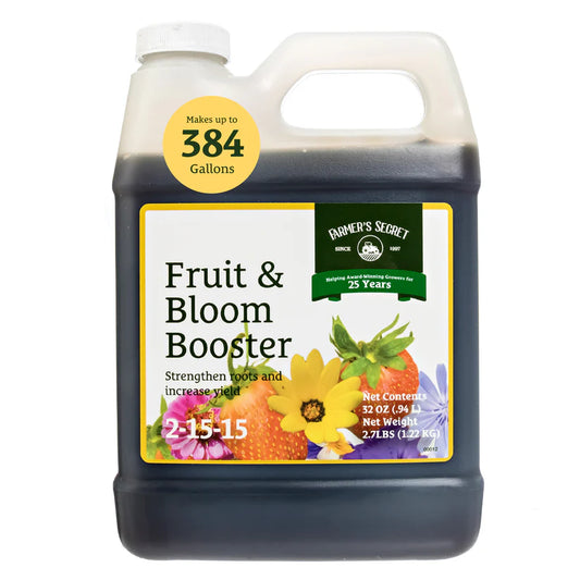 FRUIT & BLOOM BOOSTER - HELP YOUR FRUITS, VEGETABLE AND FLOWERS