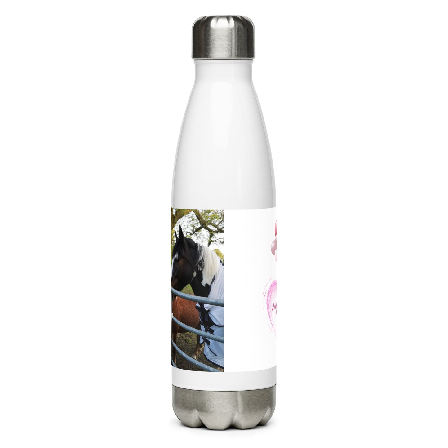 Horse and Dog on Stainless steel water bottle - A Designed from Helen Pham