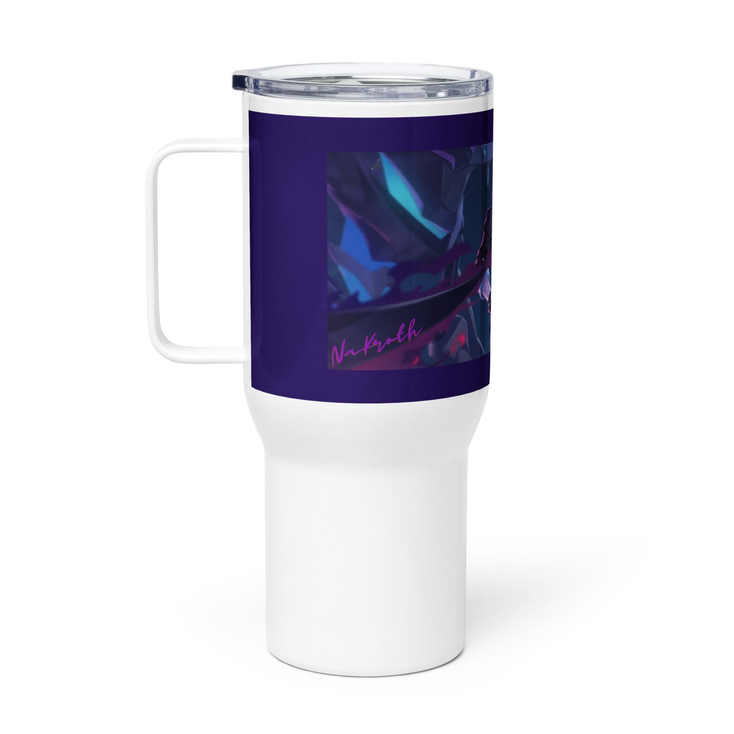 Travel mug with a handle - NaKroth in Arena Of Vanlor Game