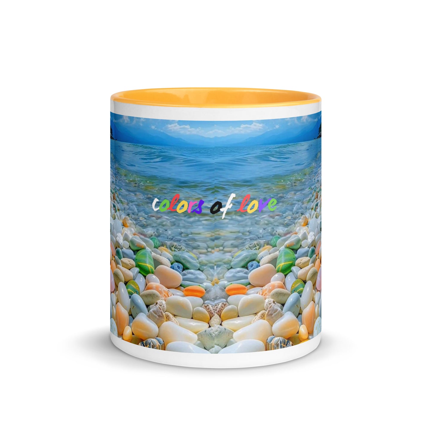COLORS OF LOVE MUG - A DESIGNED BY HELEN PHAM