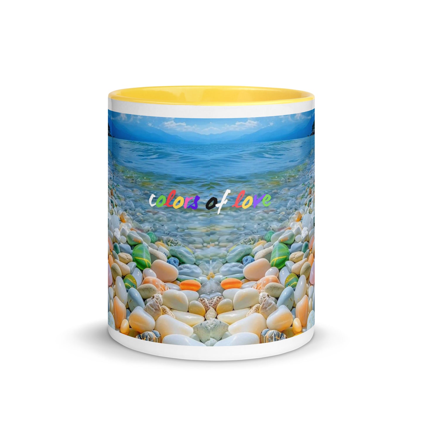 COLORS OF LOVE MUG - A DESIGNED BY HELEN PHAM