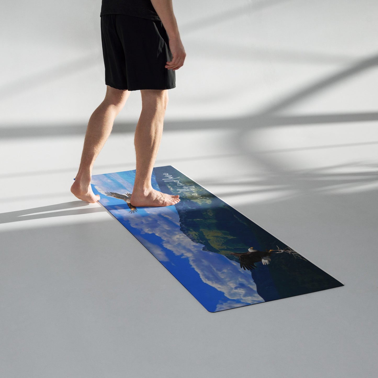 Very nice Yoga mat - exercise mat with Eagle