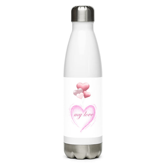 Horse and Dog on Stainless steel water bottle - A Designed from Helen Pham